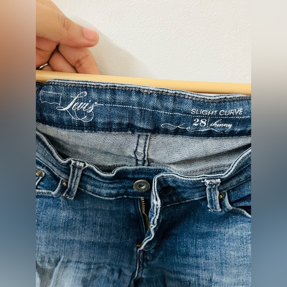 Levi’s washed dark blue slight curve skinny denim - Picture 3 of 5